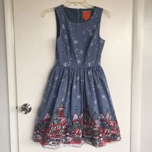 MOD CLOTH Winter in Russia Dress Sz S
